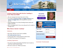Tablet Screenshot of anchorfunding.net